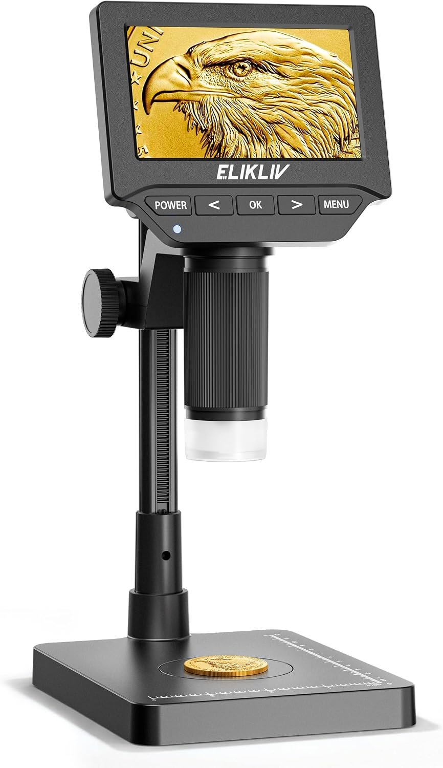 Elikliv Microscope: A Practical Guide to the 4.3-Inch Digital Coin Magnifier With Lights